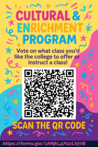 Cultural Enrichment Survey Flyer