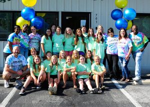 Summer cosmetology camp students in a group picture